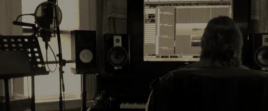Perry in the studio